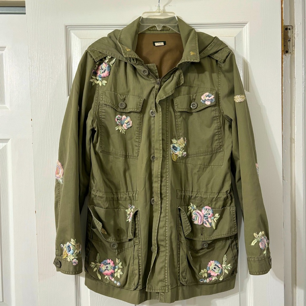 Jcrew embroidered jacket